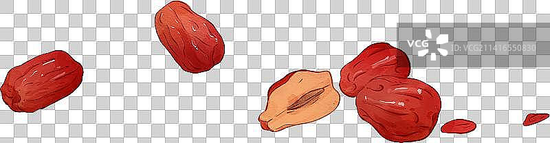 散落的红枣图片素材