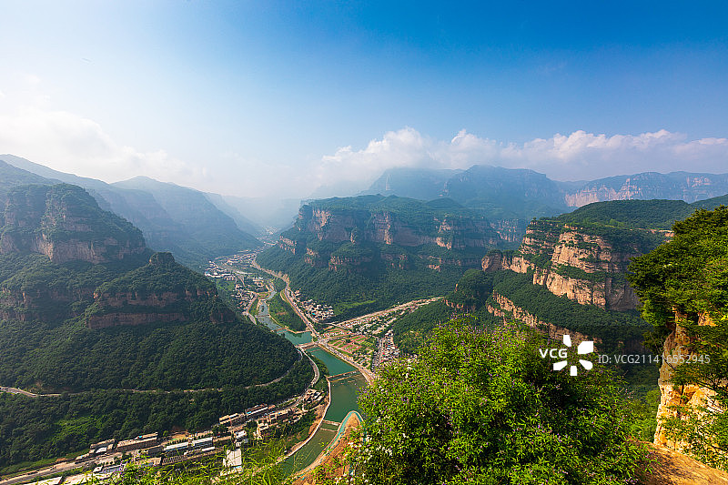 安阳林州太行大峡谷夏天户外风光图片素材