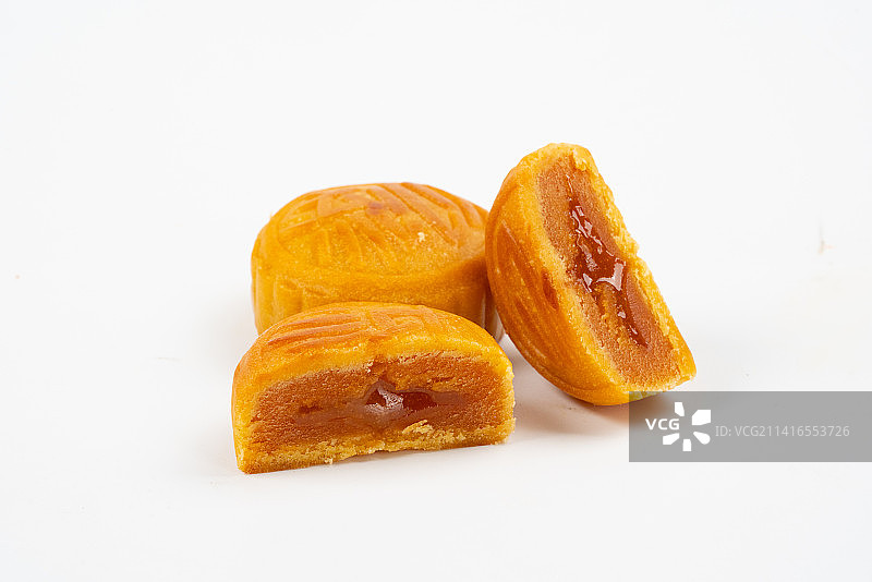 中秋流心月饼图片素材