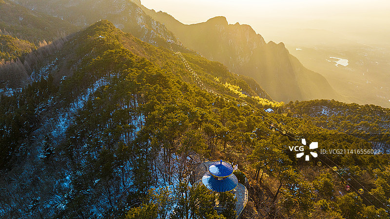 九江庐山含鄱口日出图片素材