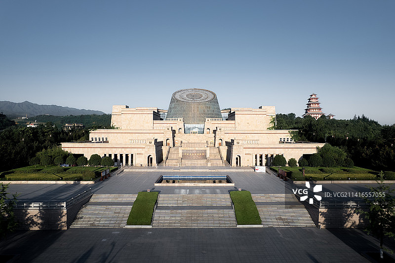 宝鸡石鼓山下的中国青铜器博物院图片素材