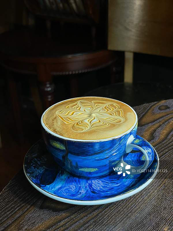 卡布奇诺咖啡图片素材