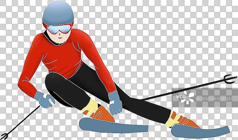 滑雪运动项目图片素材