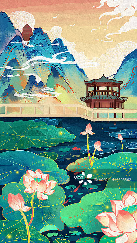 国潮插画图片素材