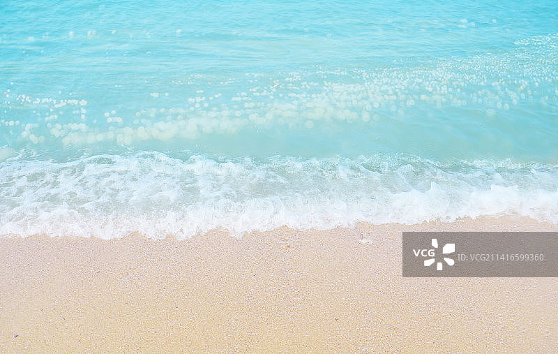 大海上的沙滩图片素材