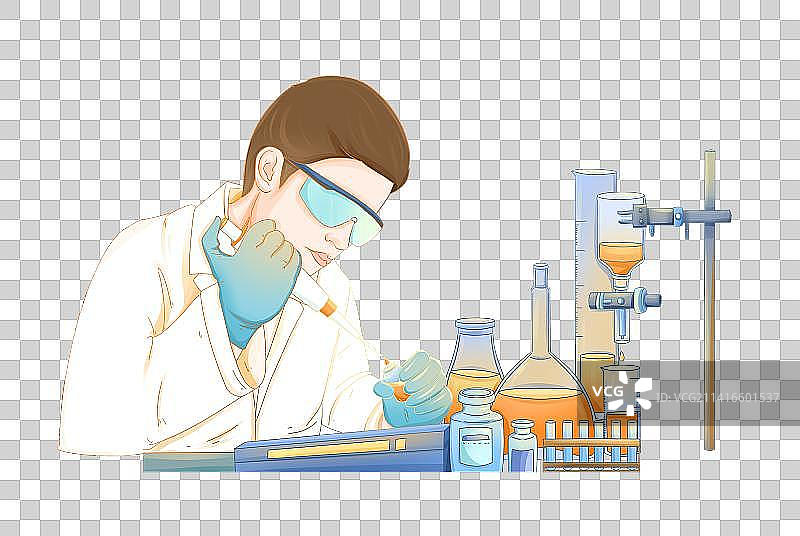 科学家人物元素图片素材