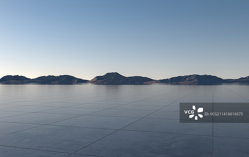 空旷的广场图片素材