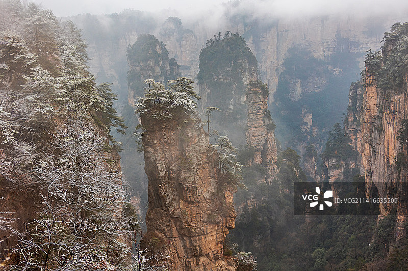 武陵源地貌图片素材