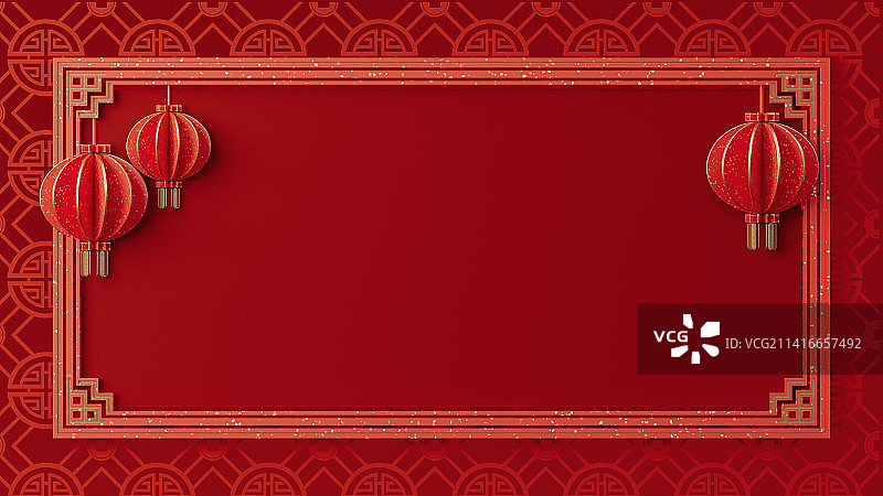 3D渲染国潮中国传统节日主题背景图片素材