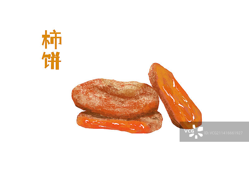 传统美食-柿饼图片素材