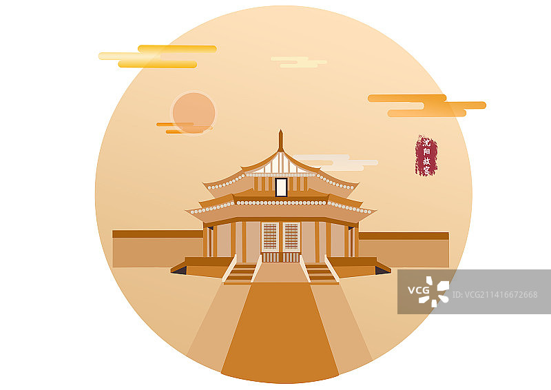 沈阳故宫图片素材