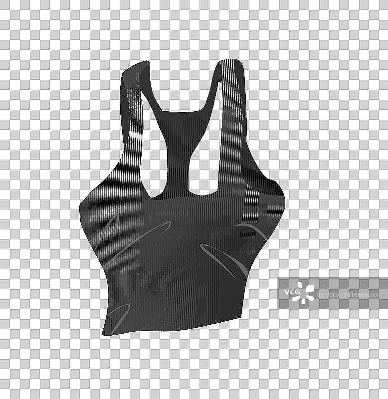 女性健身服装插画元素图片素材