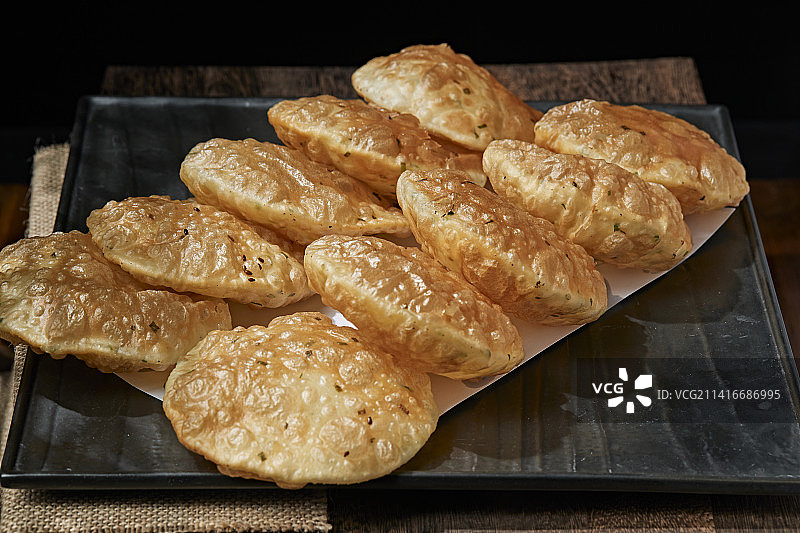 泡泡小油饼图片素材