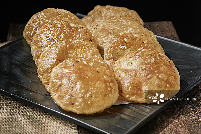 泡泡小油饼图片素材