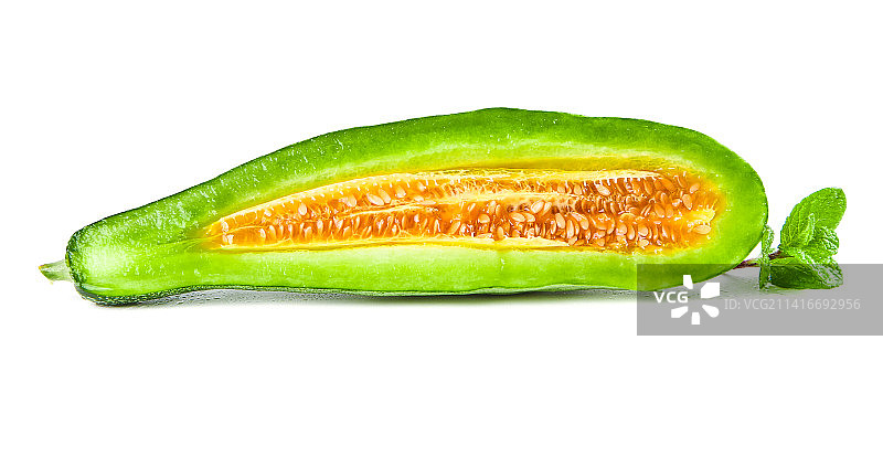 白底上的羊角蜜图片素材