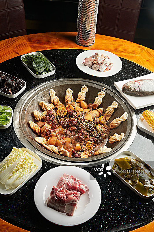 东北铁锅乱炖图片素材