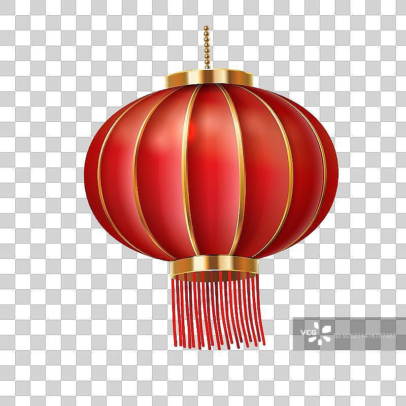 红灯笼矢量插画元素图片素材