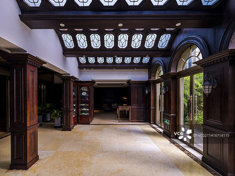 始建于1913年的杭州新新饭店图片素材