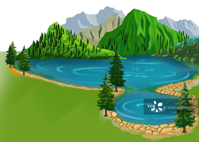 大小龙池图片素材