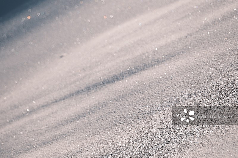 美国新墨西哥州奥特罗县的雪地全景照片图片素材