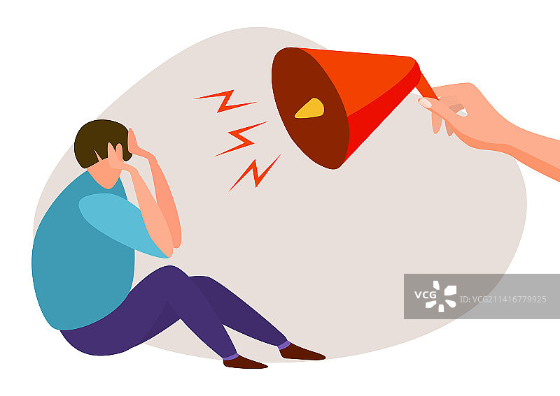 家庭矛盾：父母对孩子生气图片素材