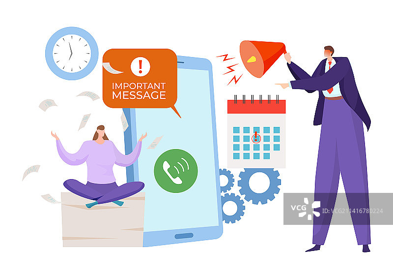 老板斥责员工：经理训斥下属图片素材