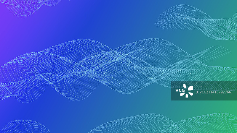 科技几何波浪线条背景图片素材