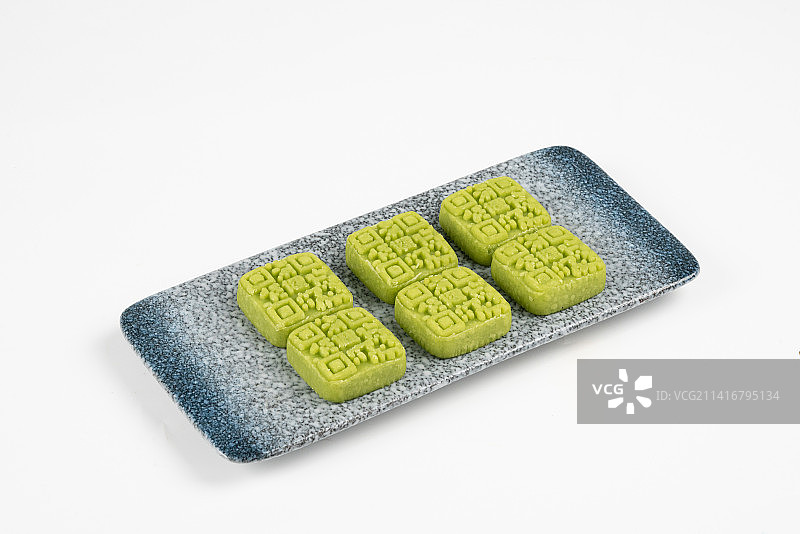 二维码绿豆糕图片素材