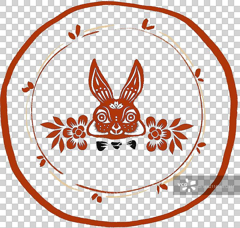 兔年气氛画图片素材