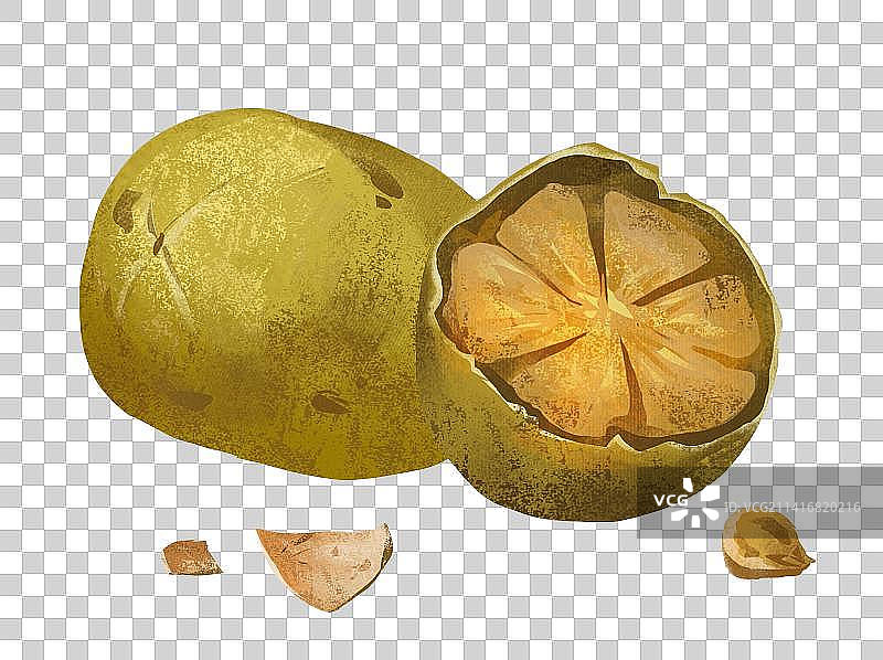 中药药材罗汉果图片素材