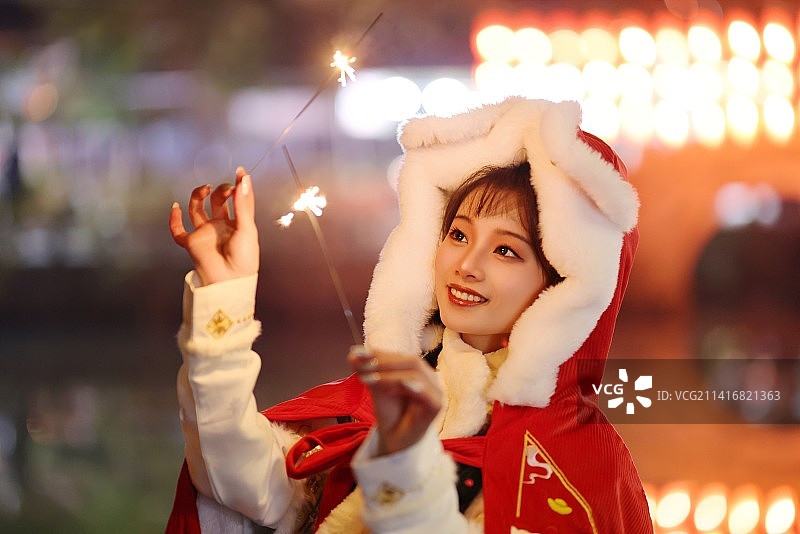 古风烟花图片素材