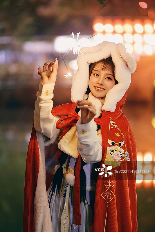 古风烟花图片素材