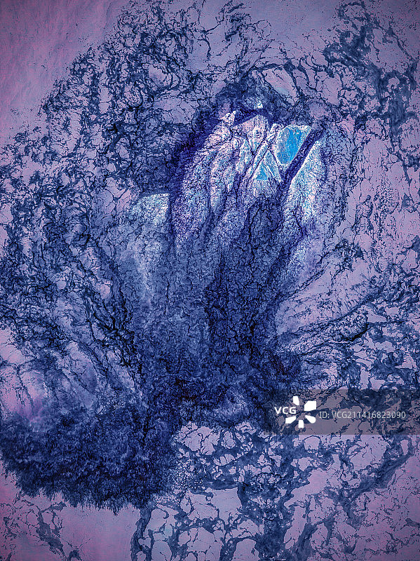 滩涂航拍图片素材