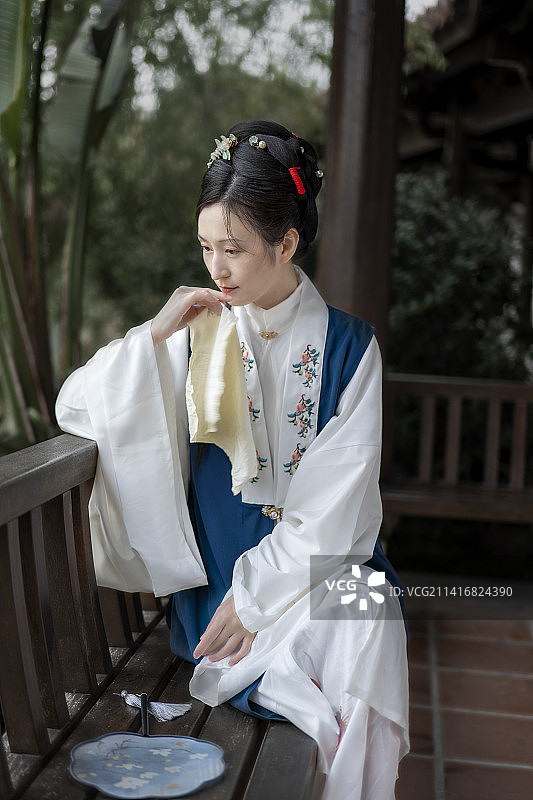 国潮模特图片素材