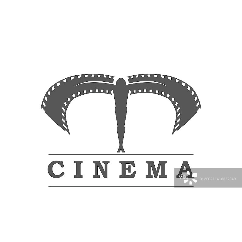 电影院电影胶片或电影工作室图标图片素材