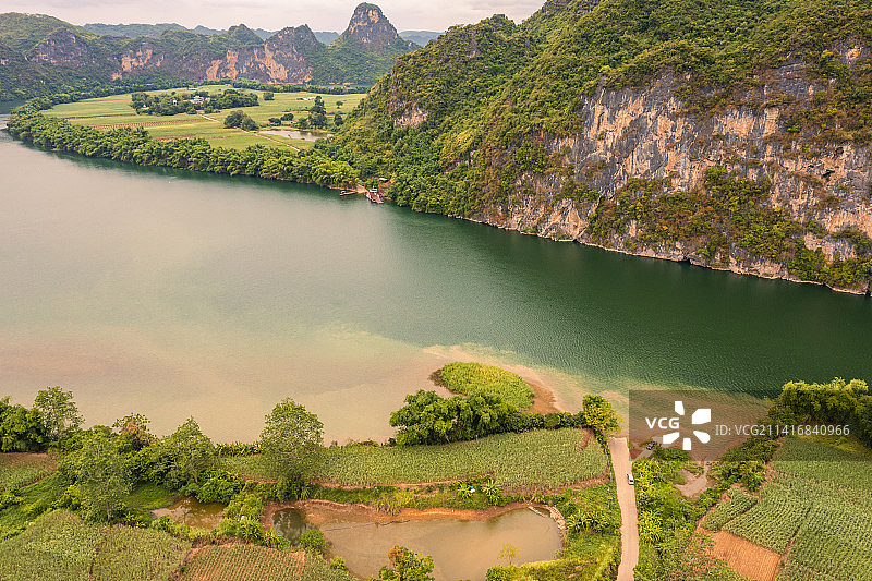崇左龙州左江风光图片素材