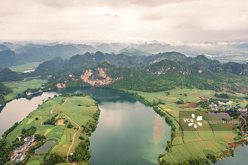 崇左龙州左江风光图片素材