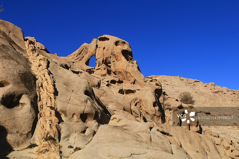 内蒙古阿拉善哈布茨盖怪石林图片素材