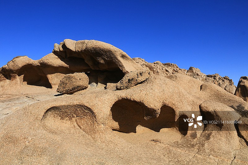 内蒙古阿拉善哈布茨盖怪石林图片素材