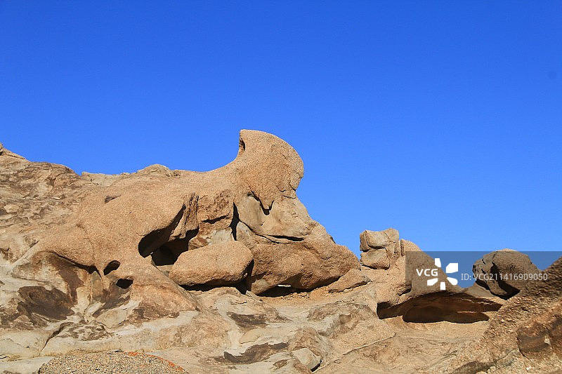 内蒙古阿拉善哈布茨盖怪石林图片素材