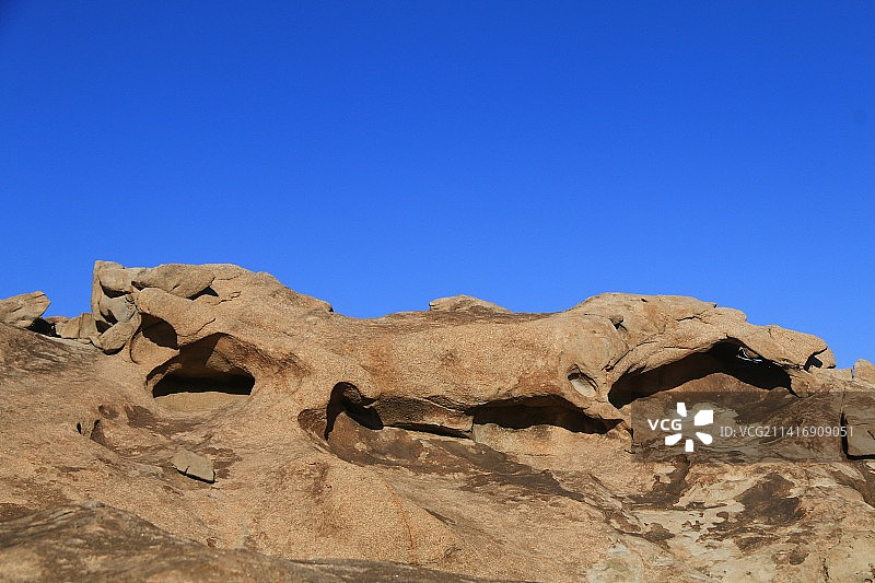 内蒙古阿拉善哈布茨盖怪石林图片素材