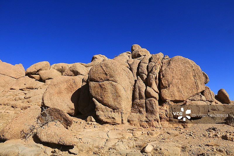 内蒙古阿拉善哈布茨盖怪石林图片素材