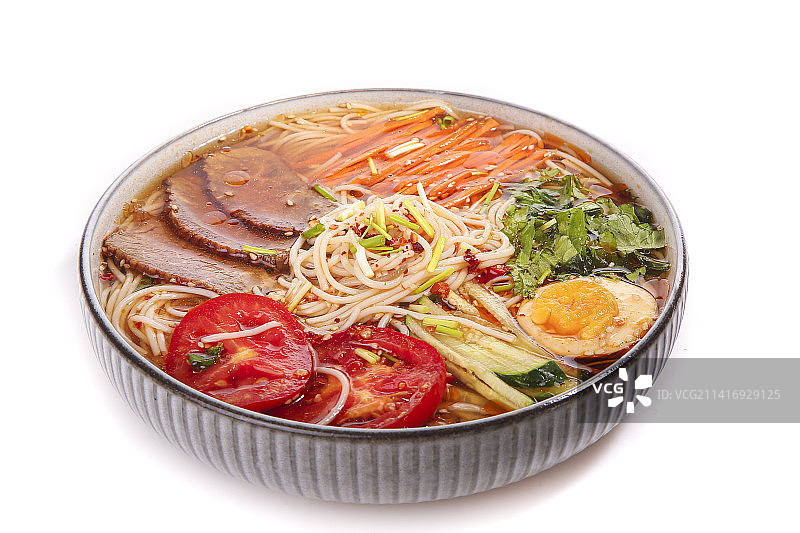 白底上的东北冷面图片素材