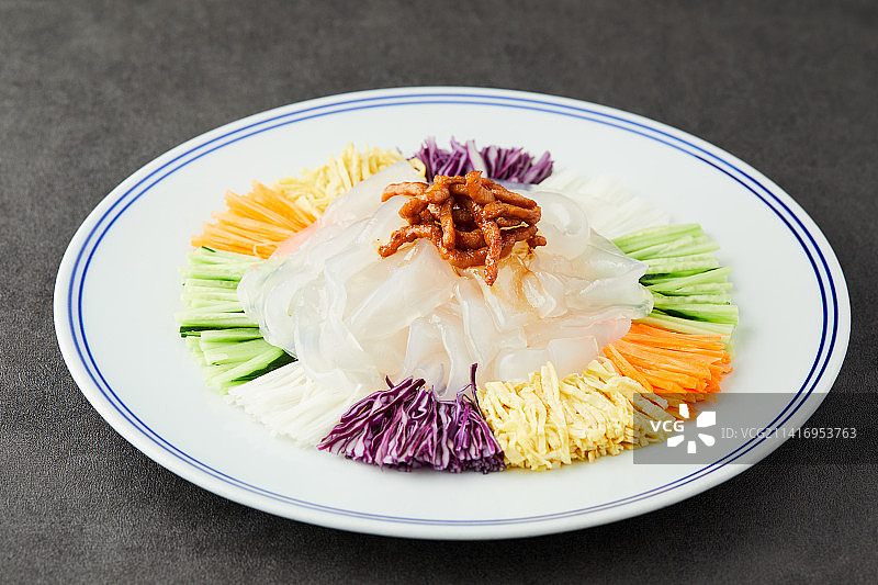 五彩大拉皮图片素材