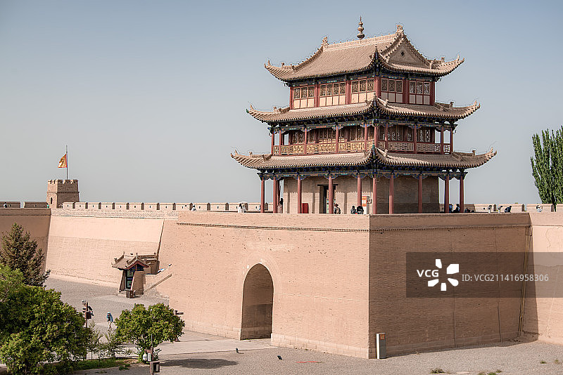 甘肃嘉峪关关城景区图片素材