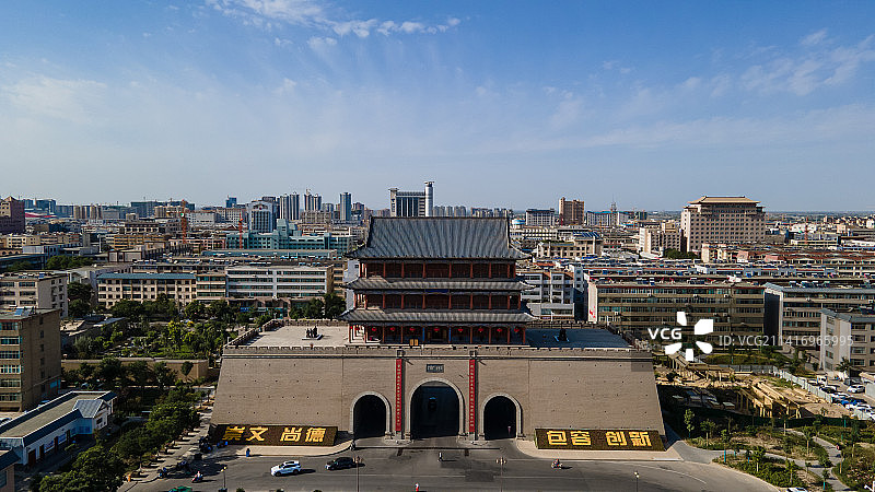 甘肃武威凉州南门城楼图片素材