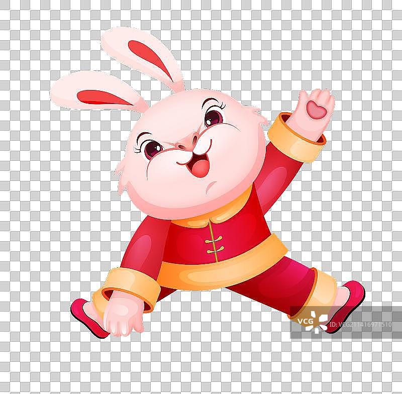 生肖兔子元素图片素材