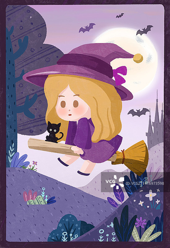 儿插女巫图片素材