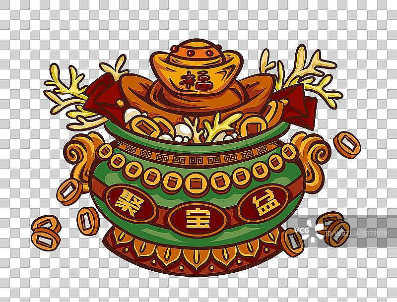 聚宝盆图片素材