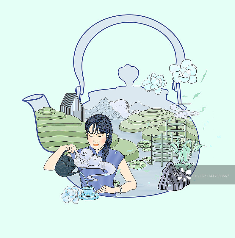 茶香茉语图片素材